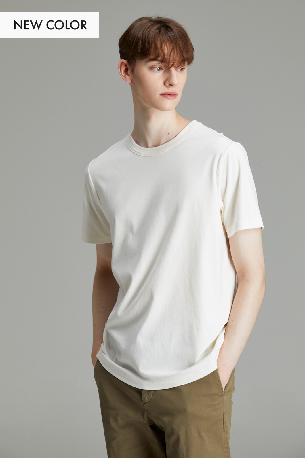 웜 터치 클래식 &amp; 베이직 핏 반소매 티셔츠 (MEN)